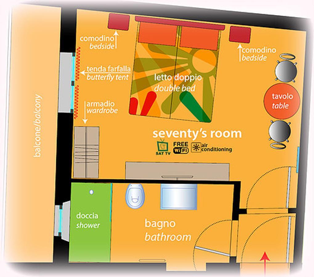 Zip B&B . Design In Florence Luaran gambar